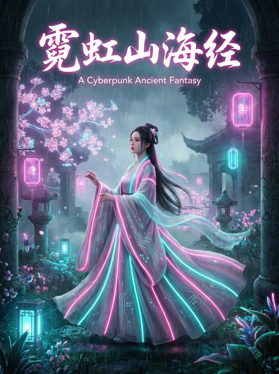 禁漫天堂发布 古风奇缘短剧 - 霓虹山海经海报